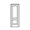 2-panel radius panel door
Unit Dimension 35-1/2" x 97-3/8"
Door Dimension 34" x 96"
Panels - raised
Glazing - none